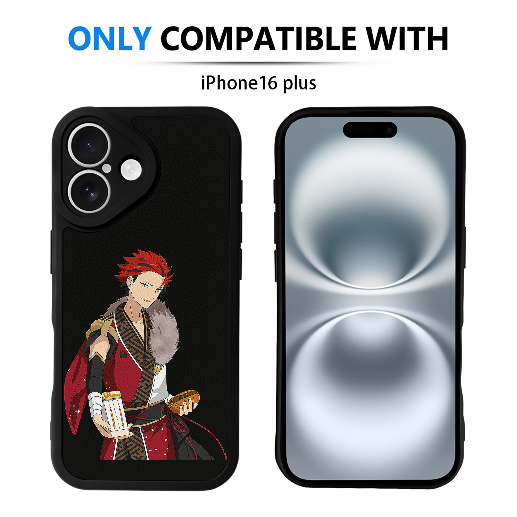 （画像用） あんさんぶるスターズ! Ensemble Stars 【iPhone 16シリーズ対応】シリコンスマホケース（レザー調） 材質：シリコン